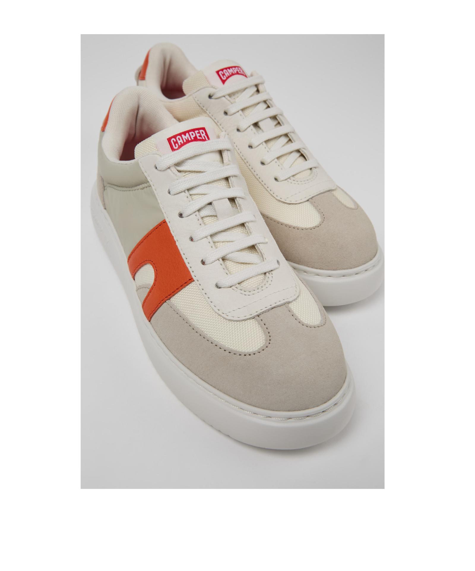 Camper Lace-up Low-cut Casual Shoes In Gray