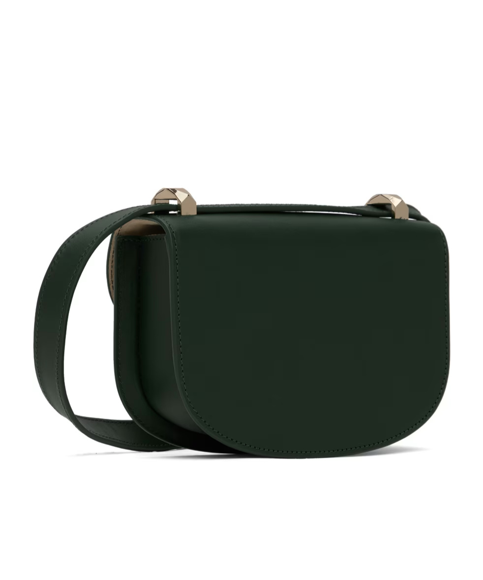 Apc Adjustable Shoulder Strap Logo Shoulder Bag In Green