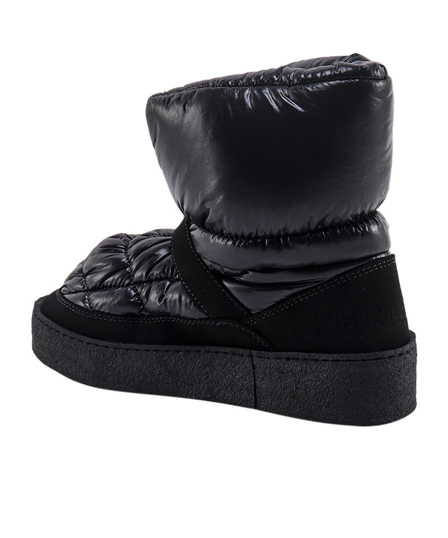 Shop Khrisjoy Padded Buckle-fastening Boots In Black