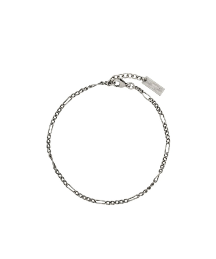 Saint Laurent Figaro Chain Bracelet In Gray