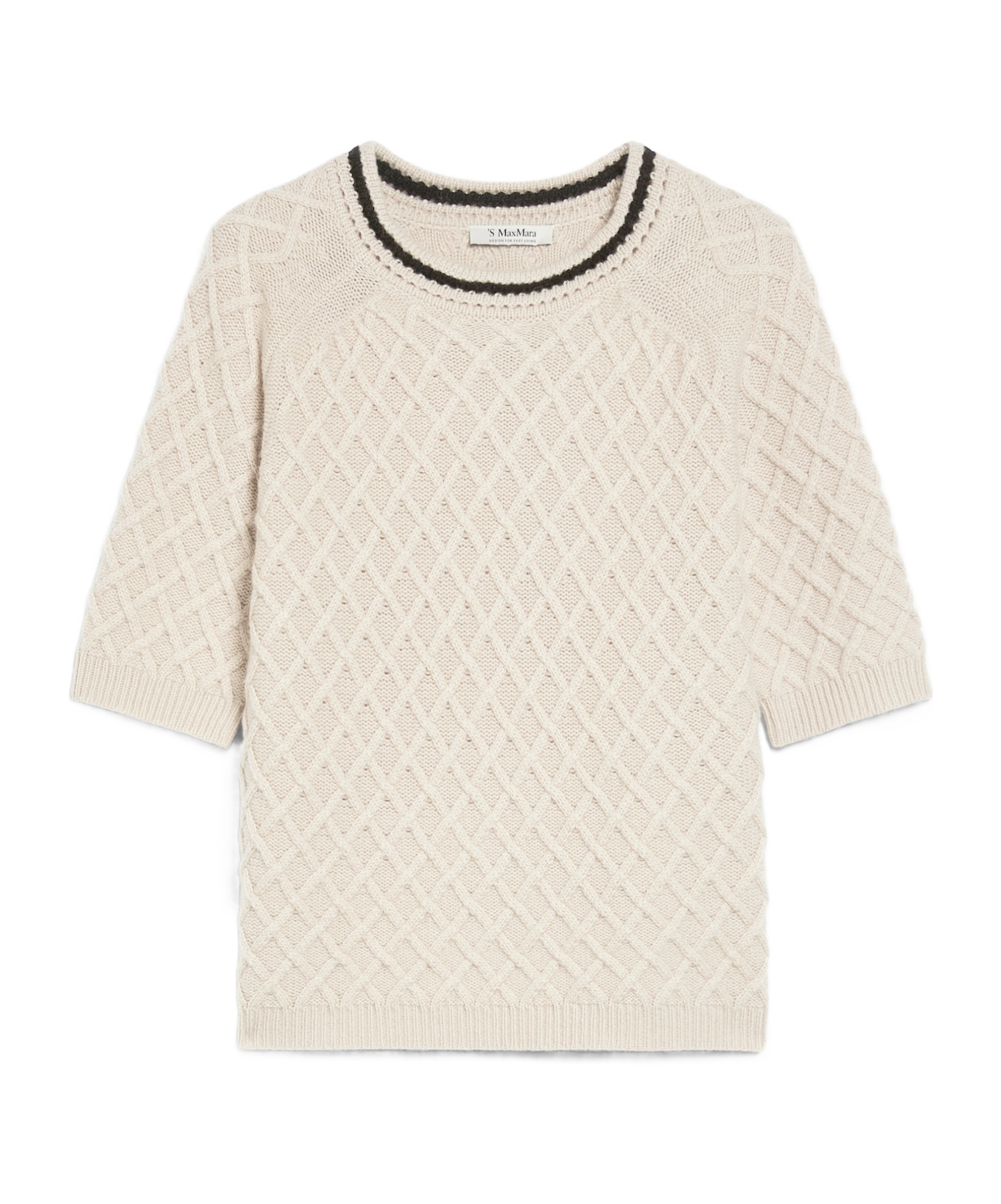 Max Mara Wool Cashmere Sweater In White