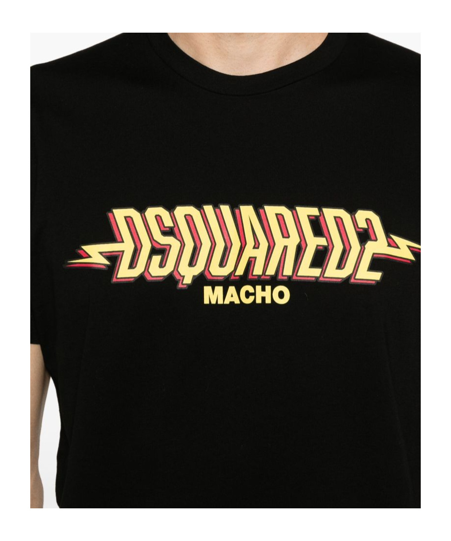 Dsquared2 Macho T-shirt In Black