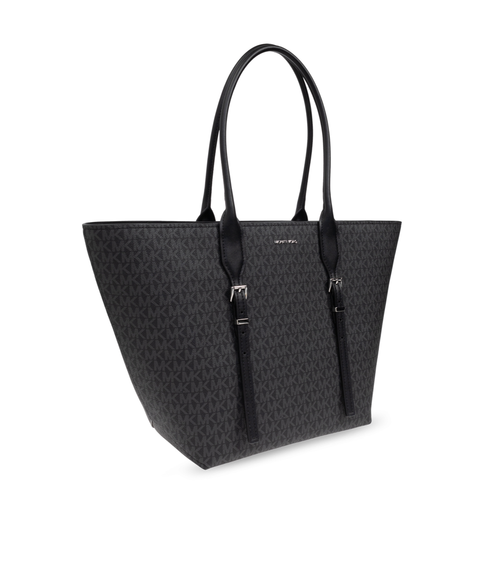 Michael Michael Kors Double Handle Shoulder Bag In Black