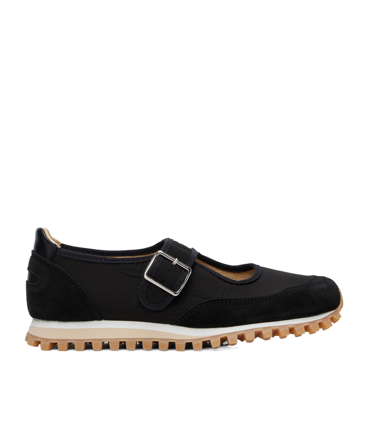 Shop Comme Des Garçons Leather Sneakers