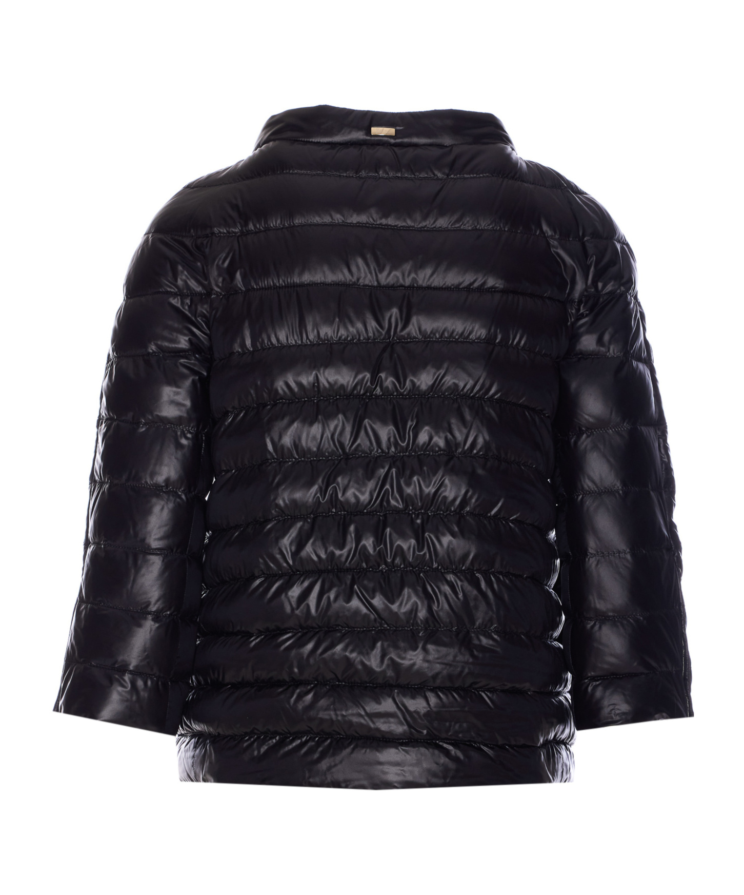 Herno Woman Puffer Black Size 6 Polyamide, Polyester, Cotton In Black