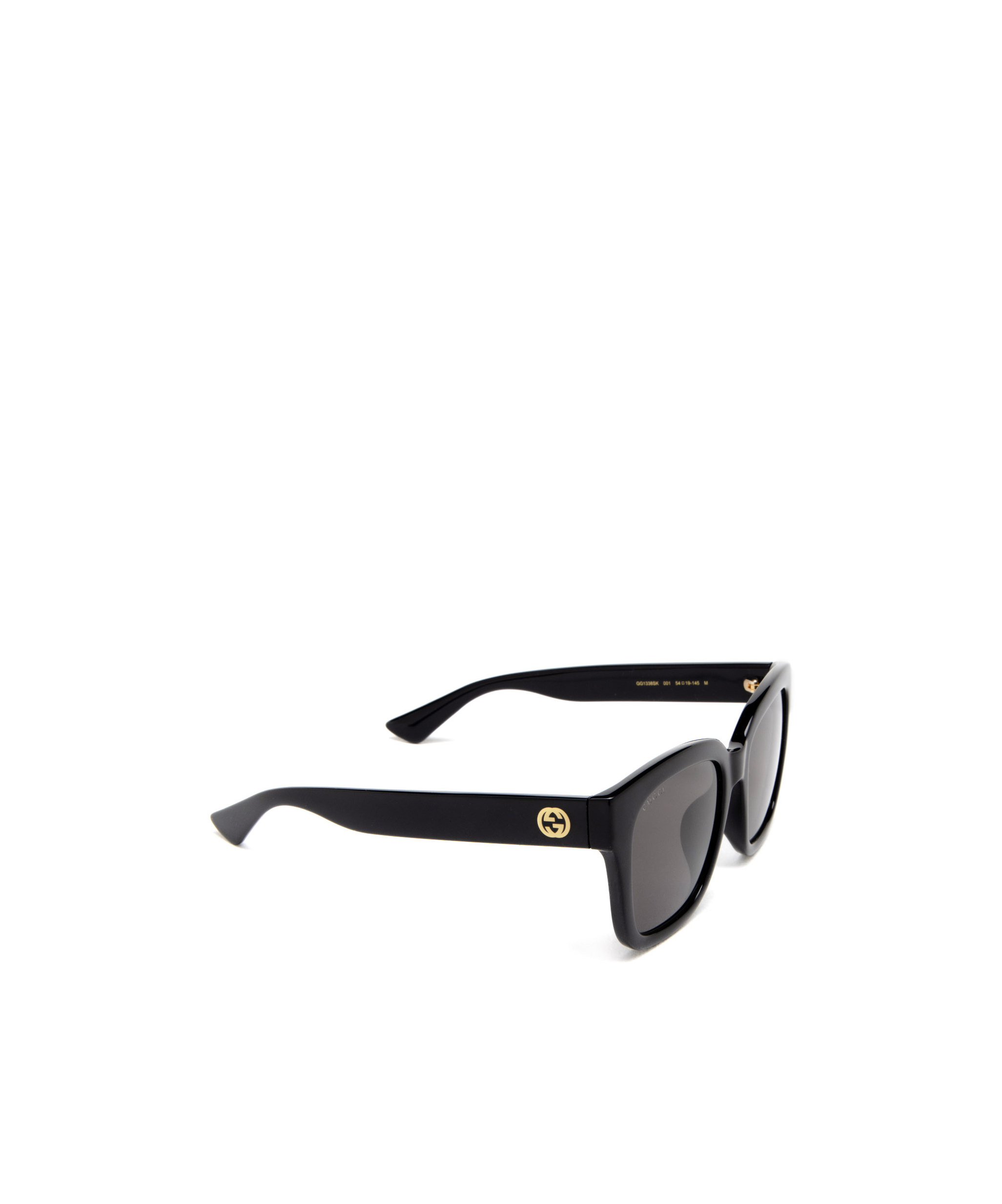 Gucci Womens Black Gg1338s Rectangle-frame Injected Sunglasses In Gray