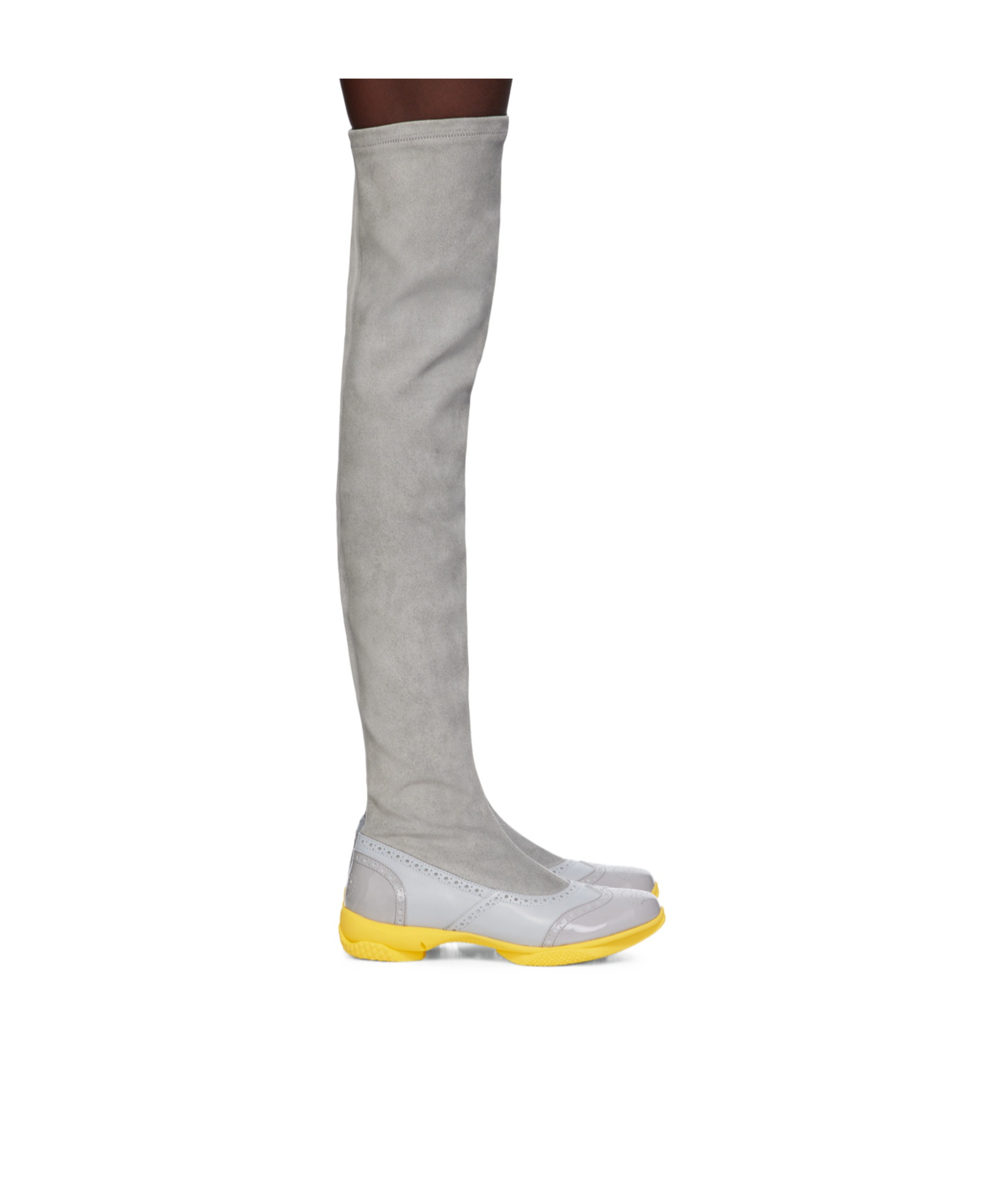 Kiko Kostadinov Sonia High Boots Fog In Gray