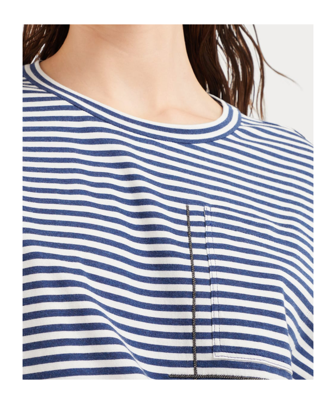 Brunello Cucinelli Monili-chain Shirt In White