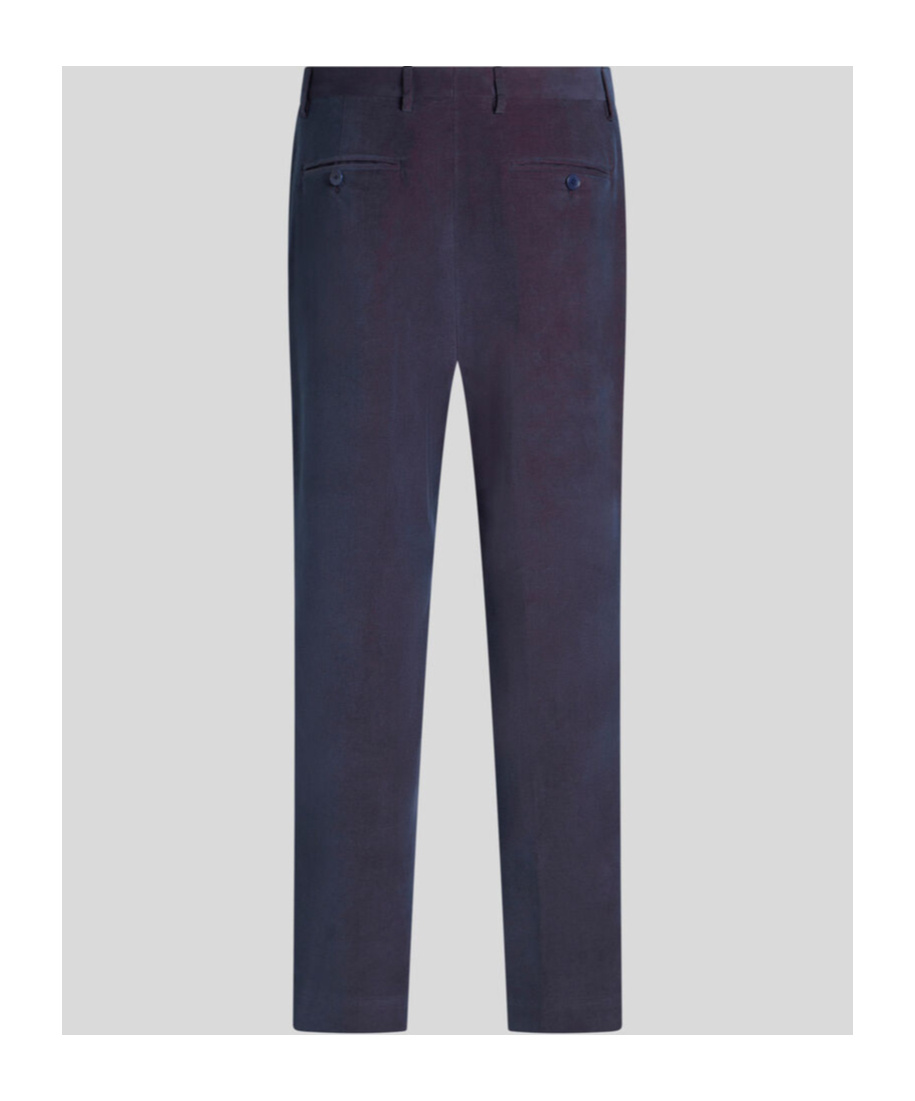 Etro Tailored Velvet Trousers In Black