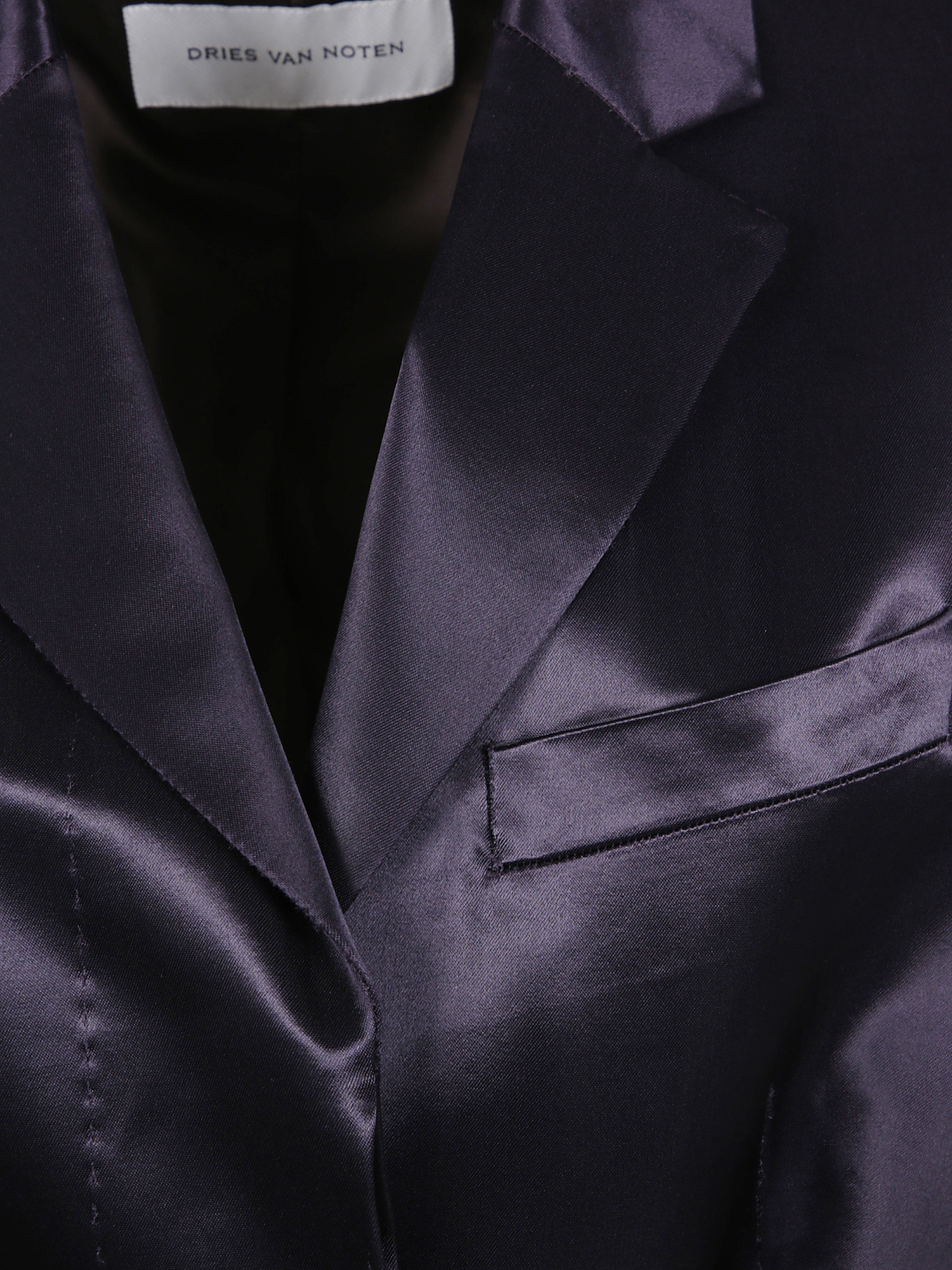 Dries Van Noten Lapel Vest In Purple