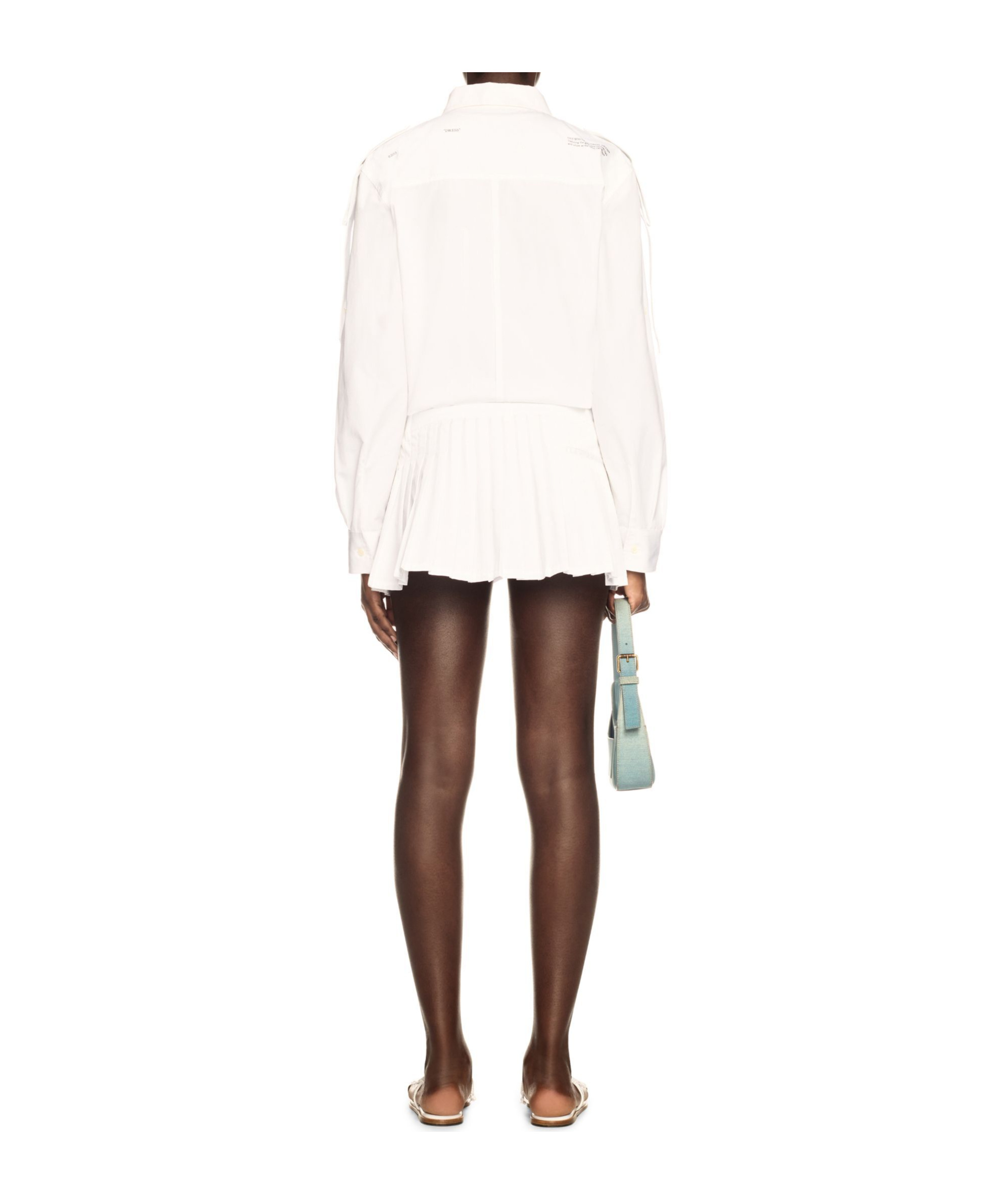 Off-white Savana Mini Dress In White