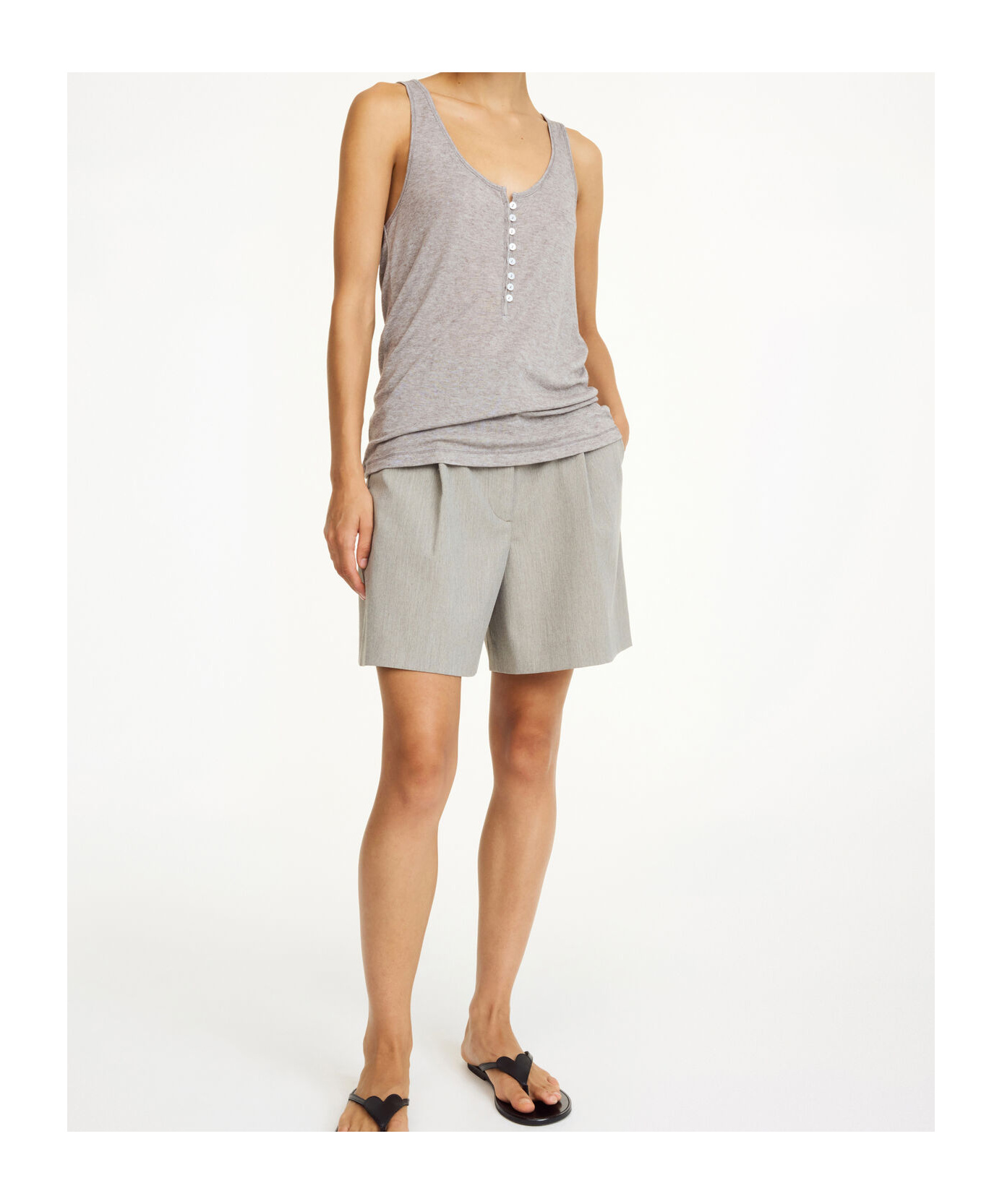 By Malene Birger Sleeveless Vest In Gray