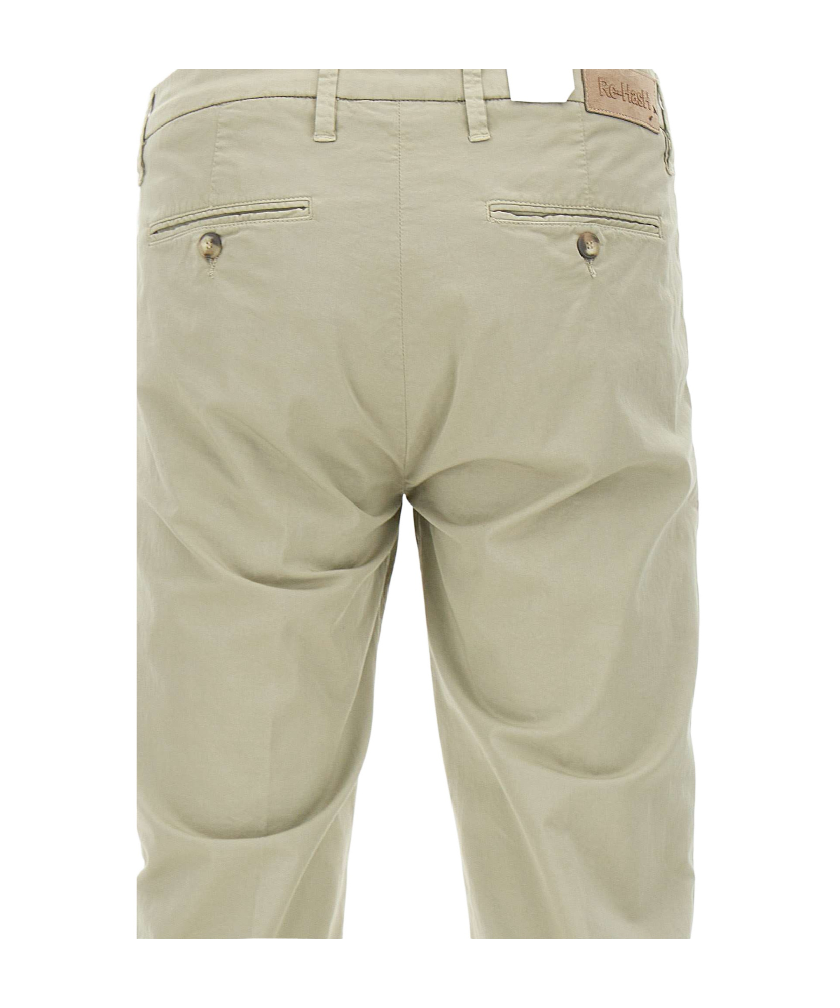 Re-hash Belt-loop Casual Pants In Nude