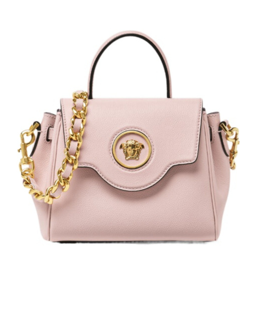 Shop Versace Small La Medusa Tote Bag In Pink