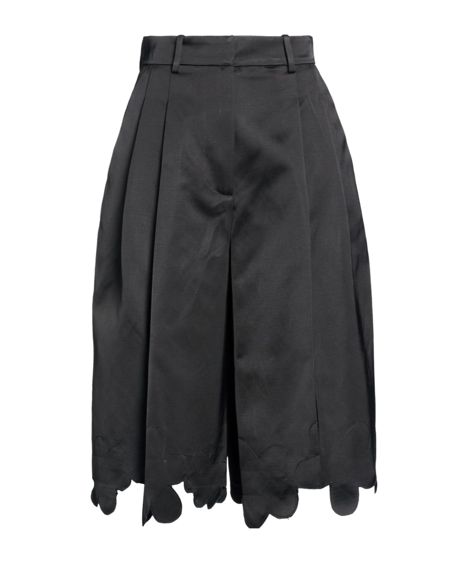 Marni Casual Satin Shorts In Black
