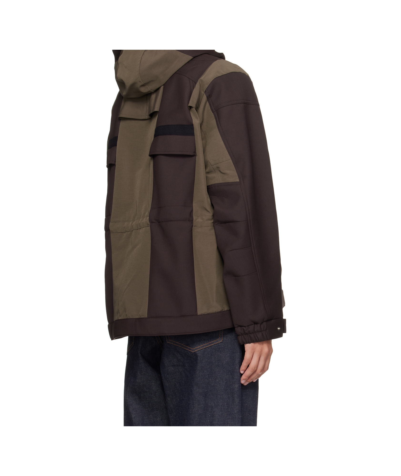 Sacai Long-sleeved Casual Jacket In Multi