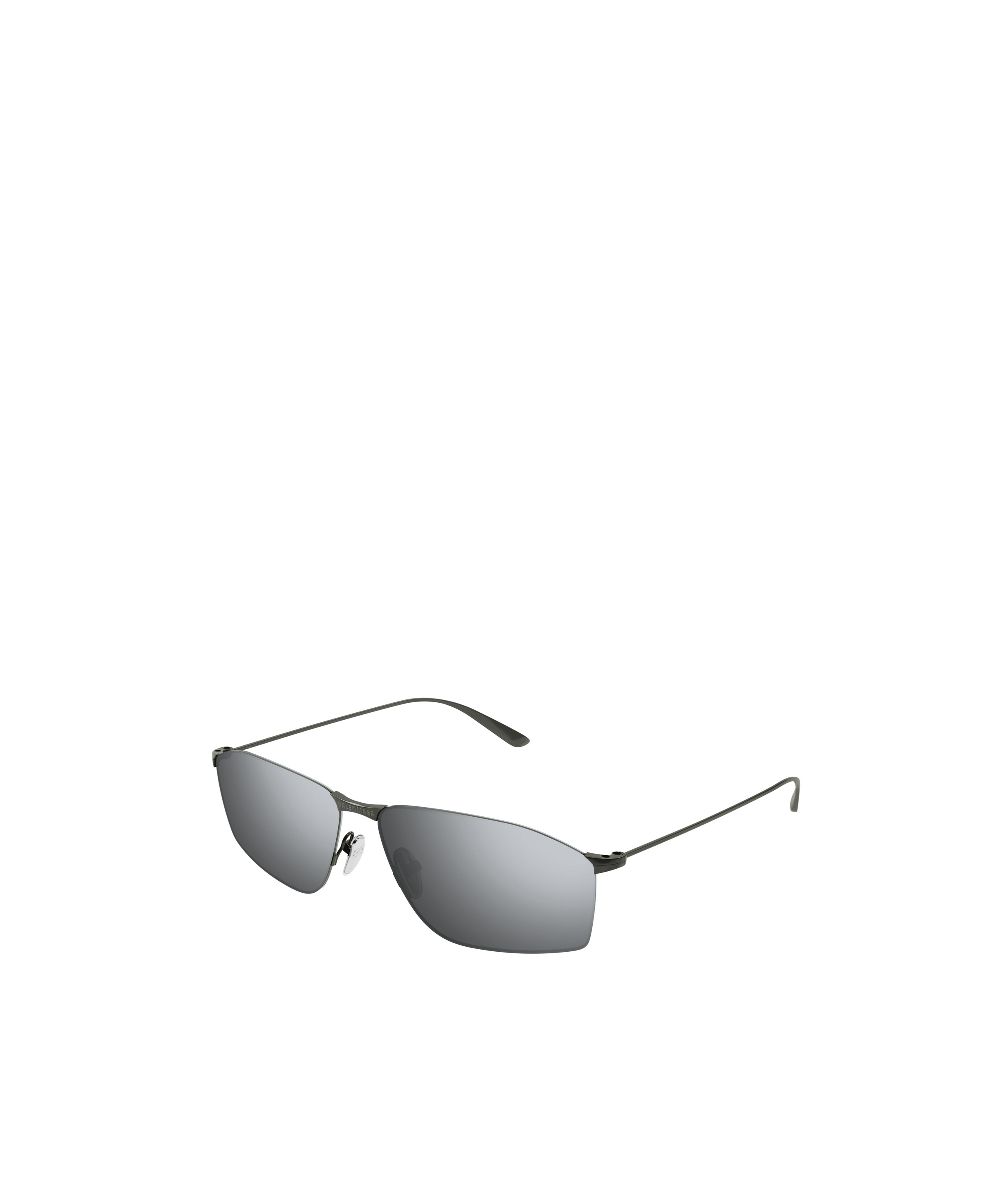 Balenciaga Geometric Frame Sunglasses In Gray