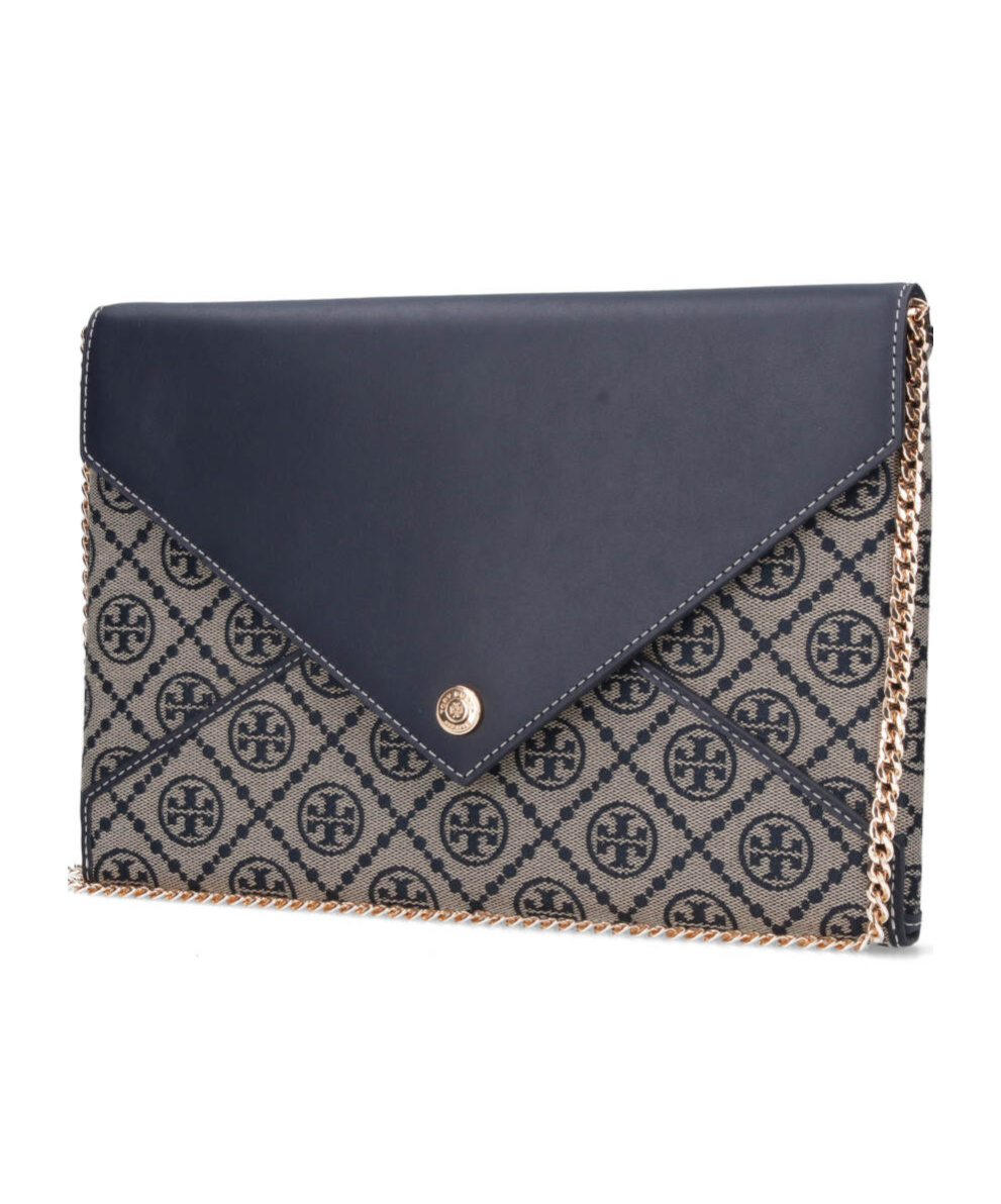 Tory Burch Envelope Clutch In Black