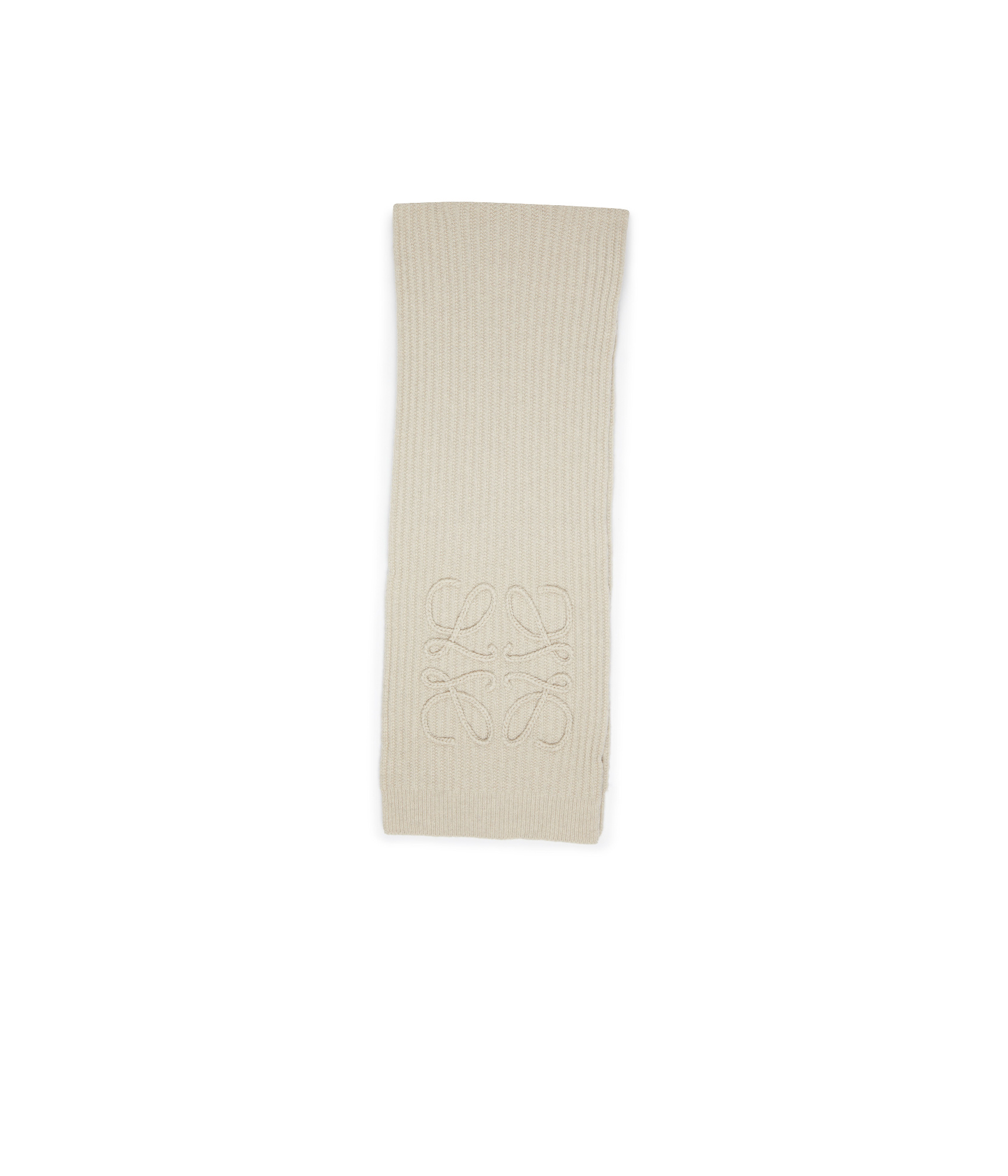 Loewe Rectangular Scarf In Nude