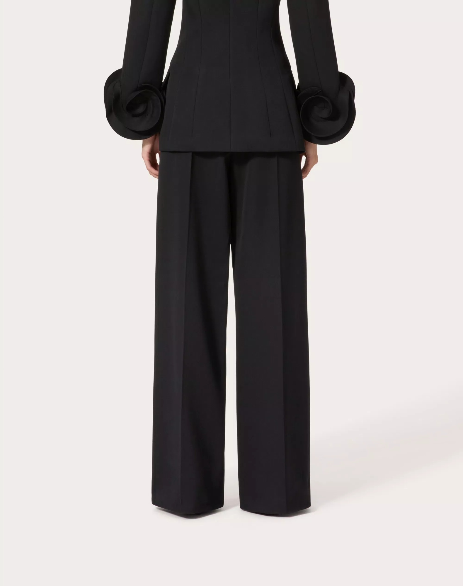 Valentino Grisaille Trousers In Black