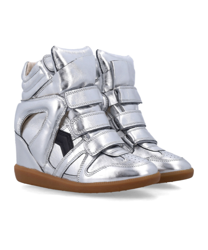 Isabel Marant Round-toe High-top Casual Shoes In Gray