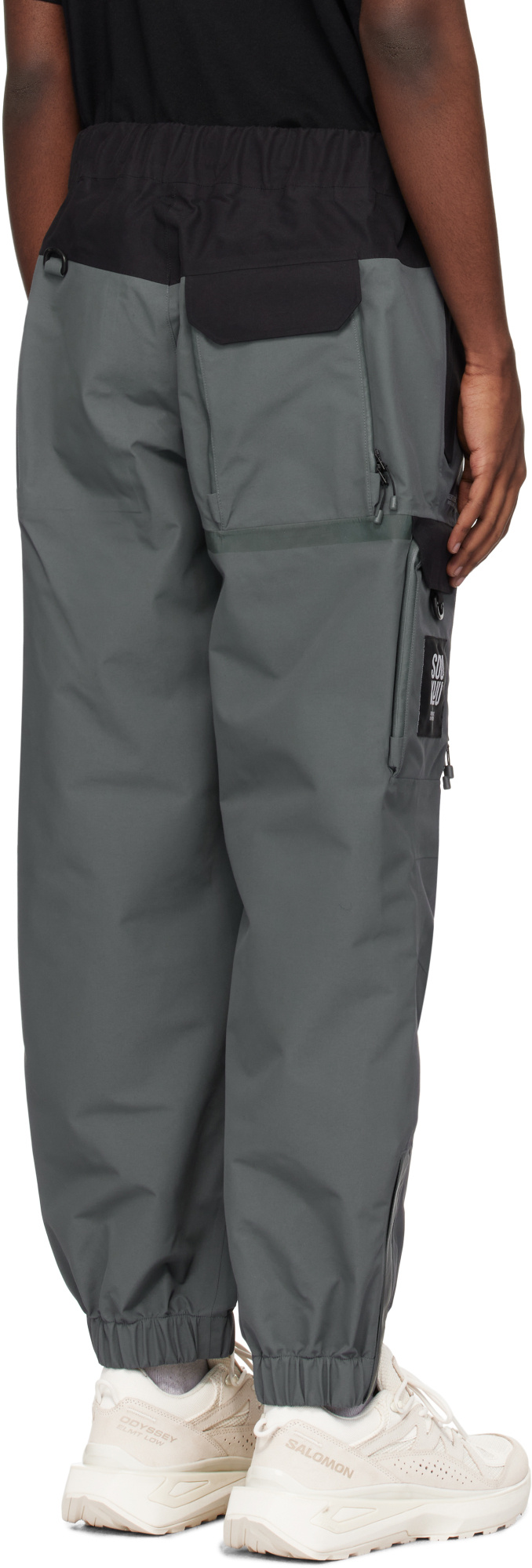 Undercover Gray The North Face Edition Soukuu Hike Utility Shell Trousers In Black