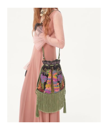 Valentino Logo Shoulder Bag In Multi