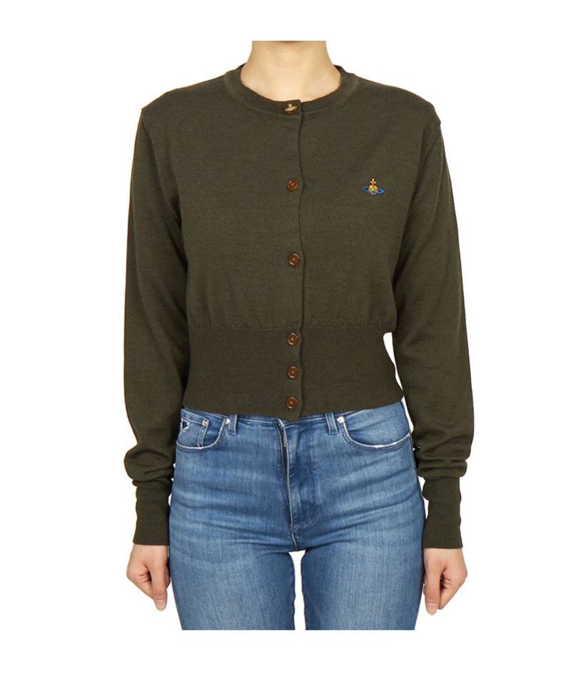 Vivienne Westwood Short Cardigan In Green