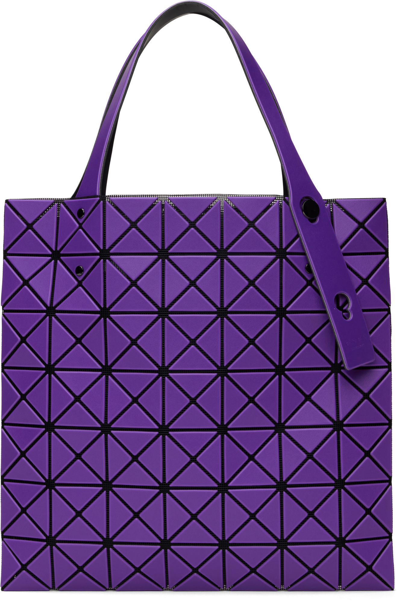 BAO BAO ISSEY MIYAKE PURPLE PRISM MATTE-2 TOTE