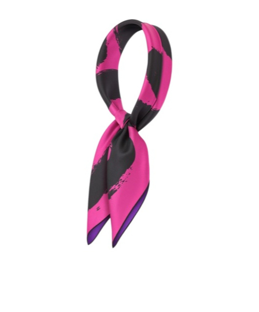 Dior Square 90 Graffiti Scarf In Pink