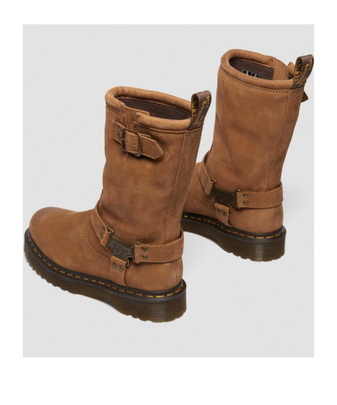Dr. Martens' Dr. Martens Anistone Harness Boot In Brown
