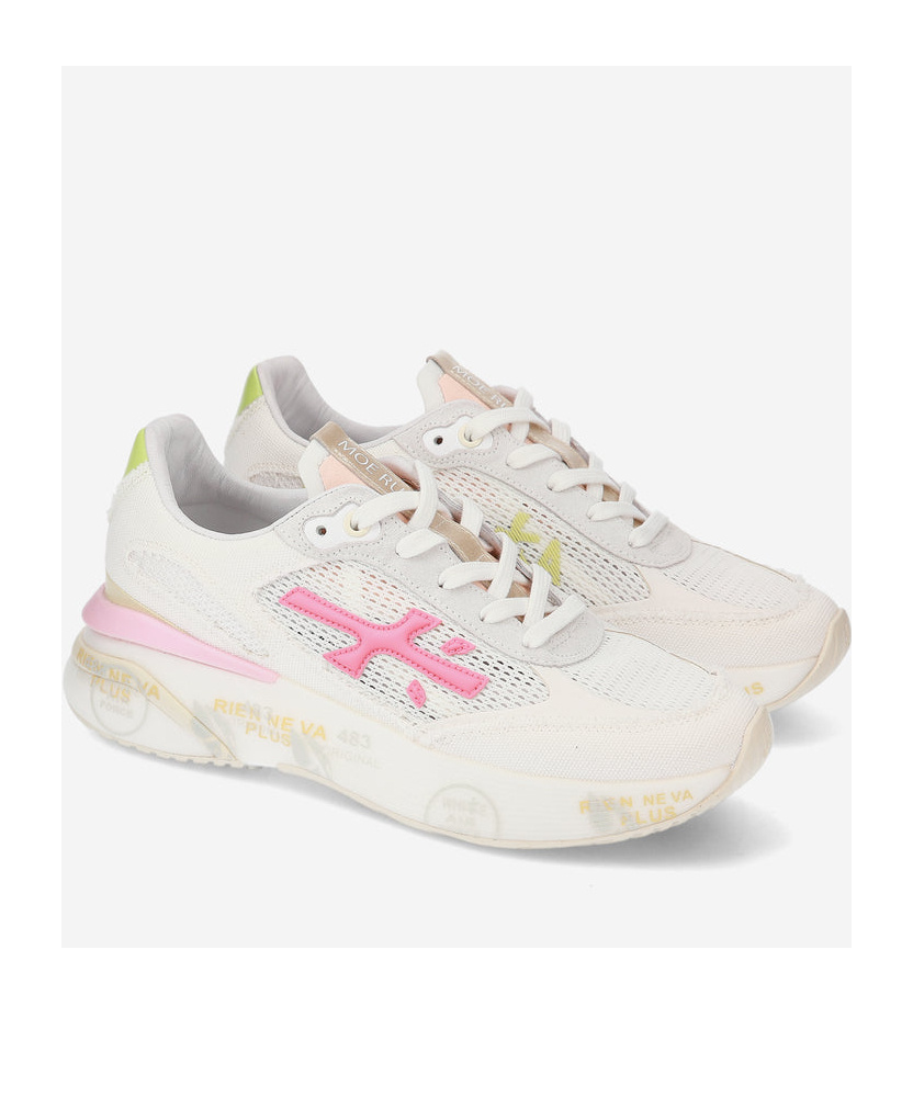 Premiata Round-headed Professional Sports Shoes In Pink