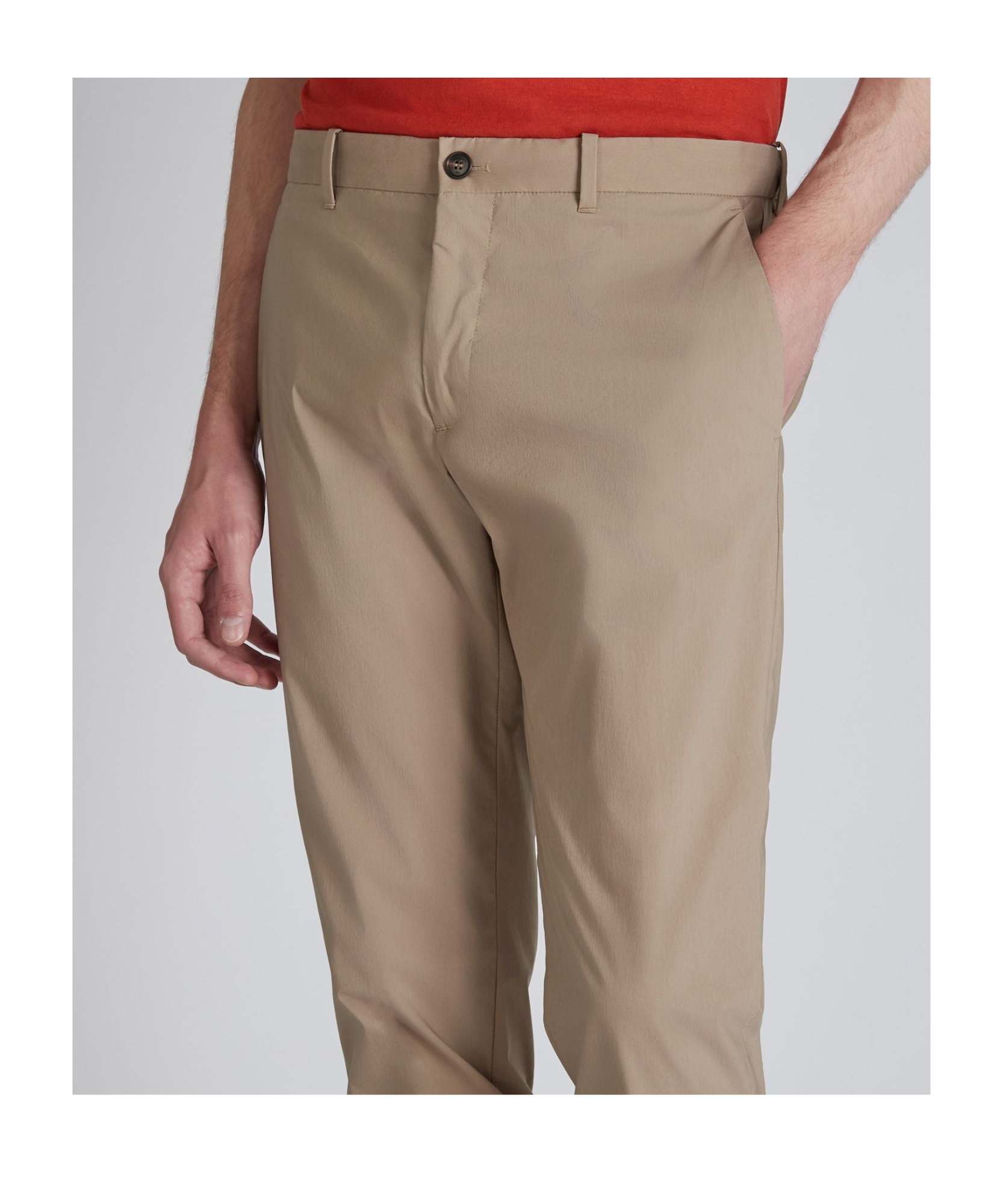 Incotex Belt Loop Track Pants In Nude