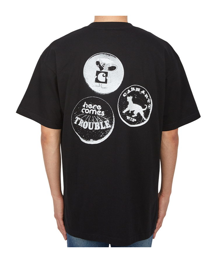 Carhartt Short-sleeved T-shirt In Black