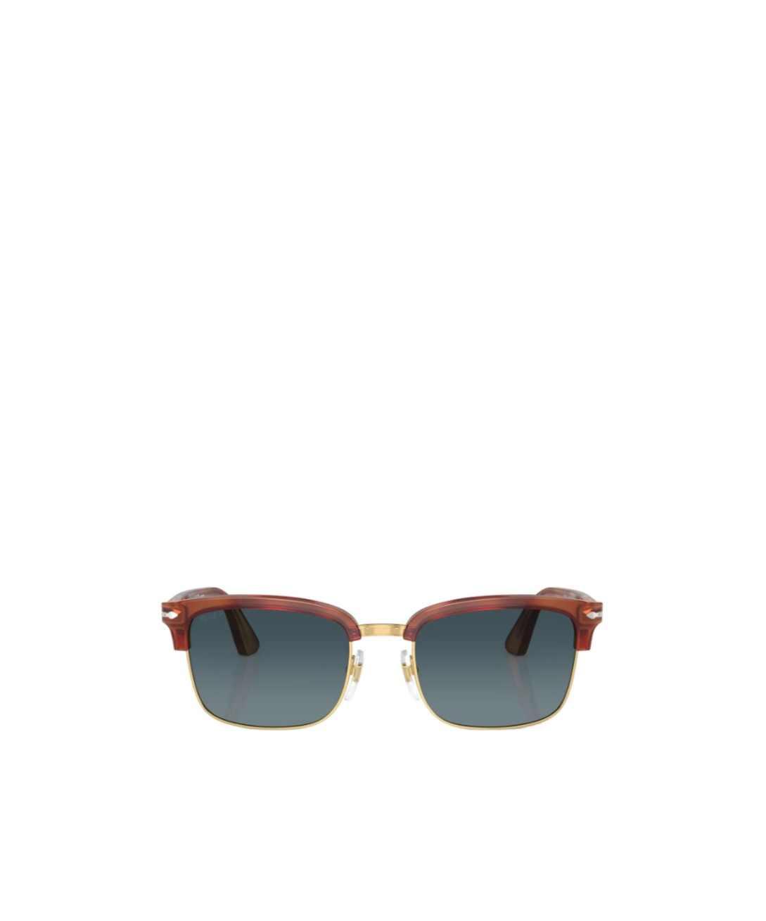 Persol Geometric Frame Sunglasses In Brown