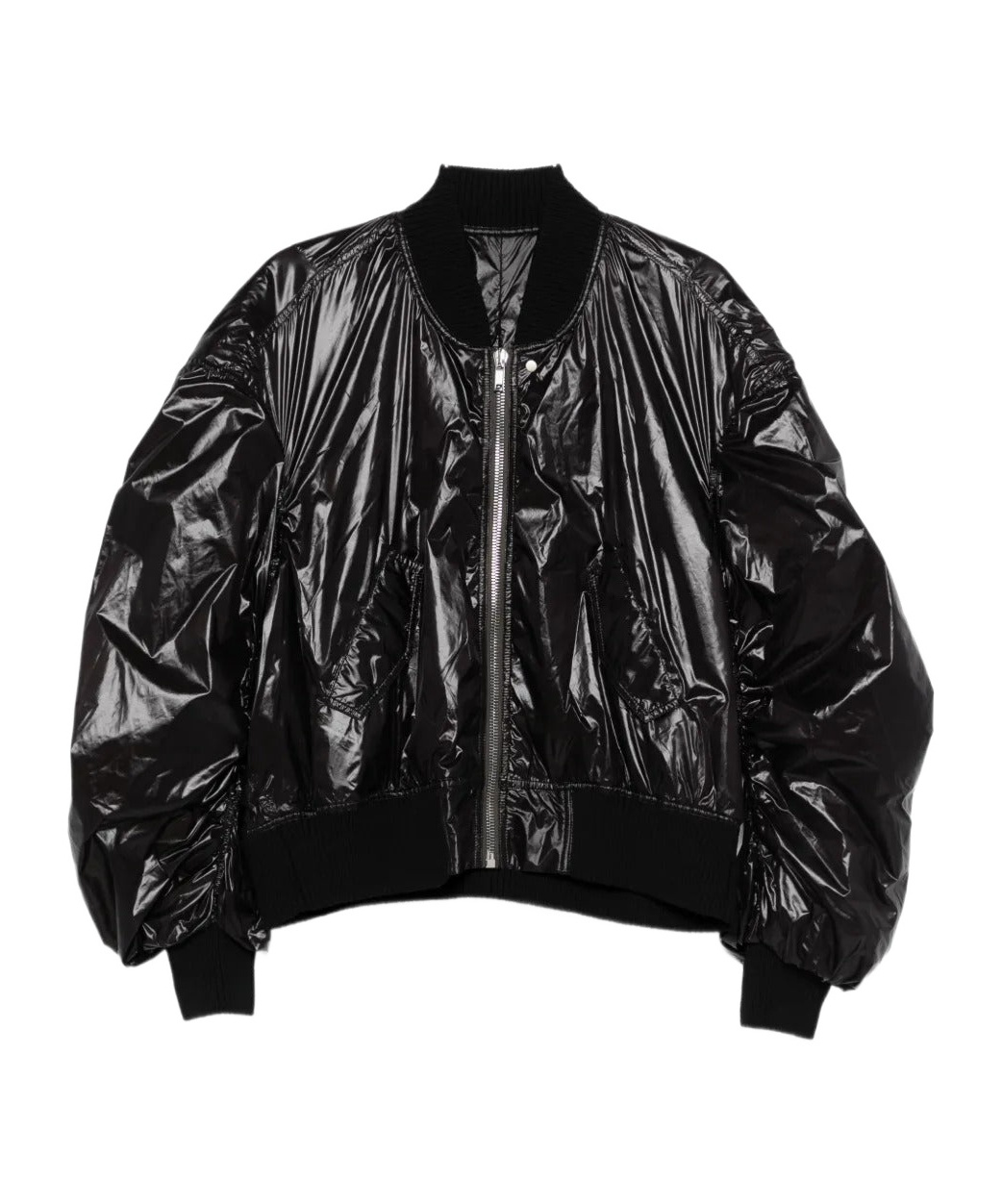 Rick Owens Long Sleeve Jacket In Black