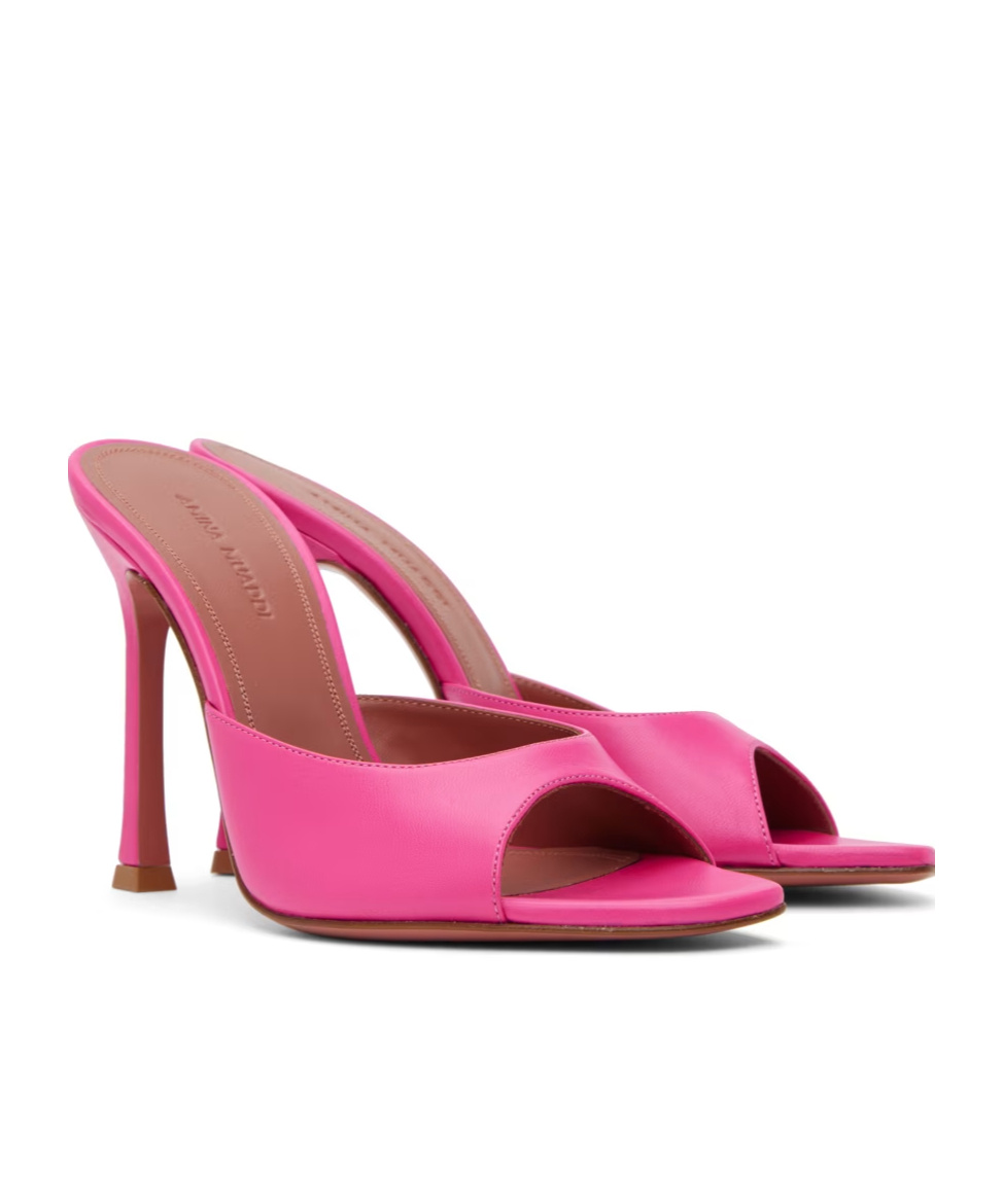 AMINA MUADDI ALEXA SLIPPER 105 HIGH-HEELED SANDALS 
