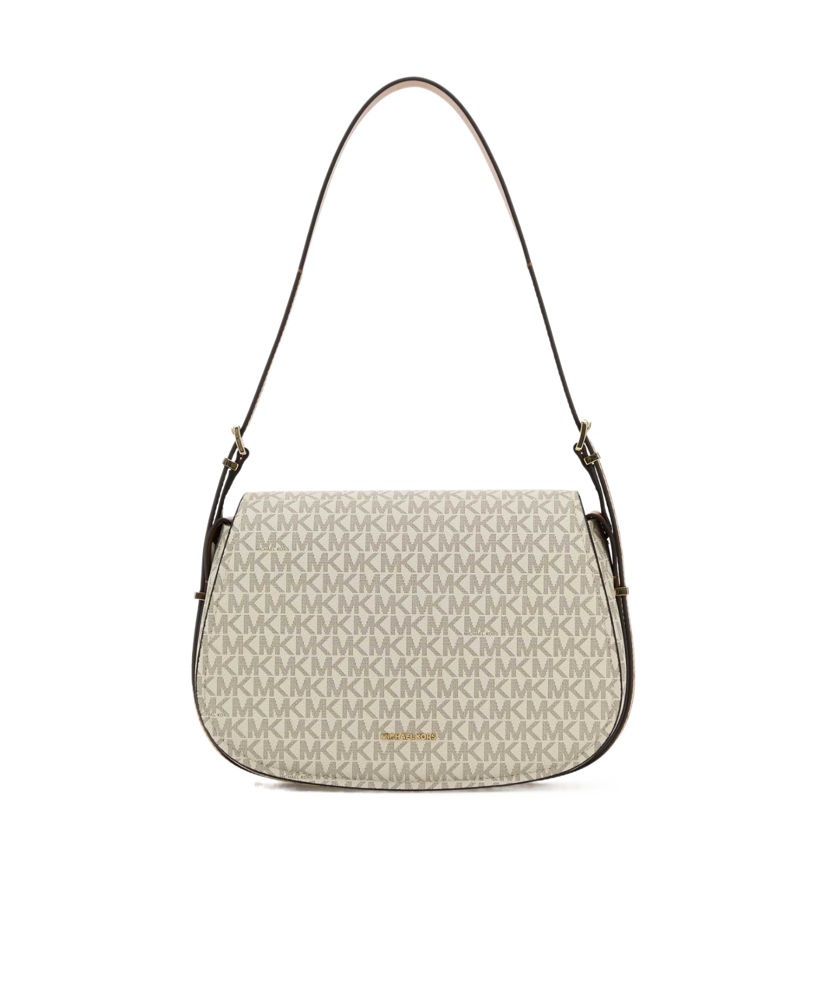Shop Michael Michael Kors Lydia Shoulder Bag In Nude