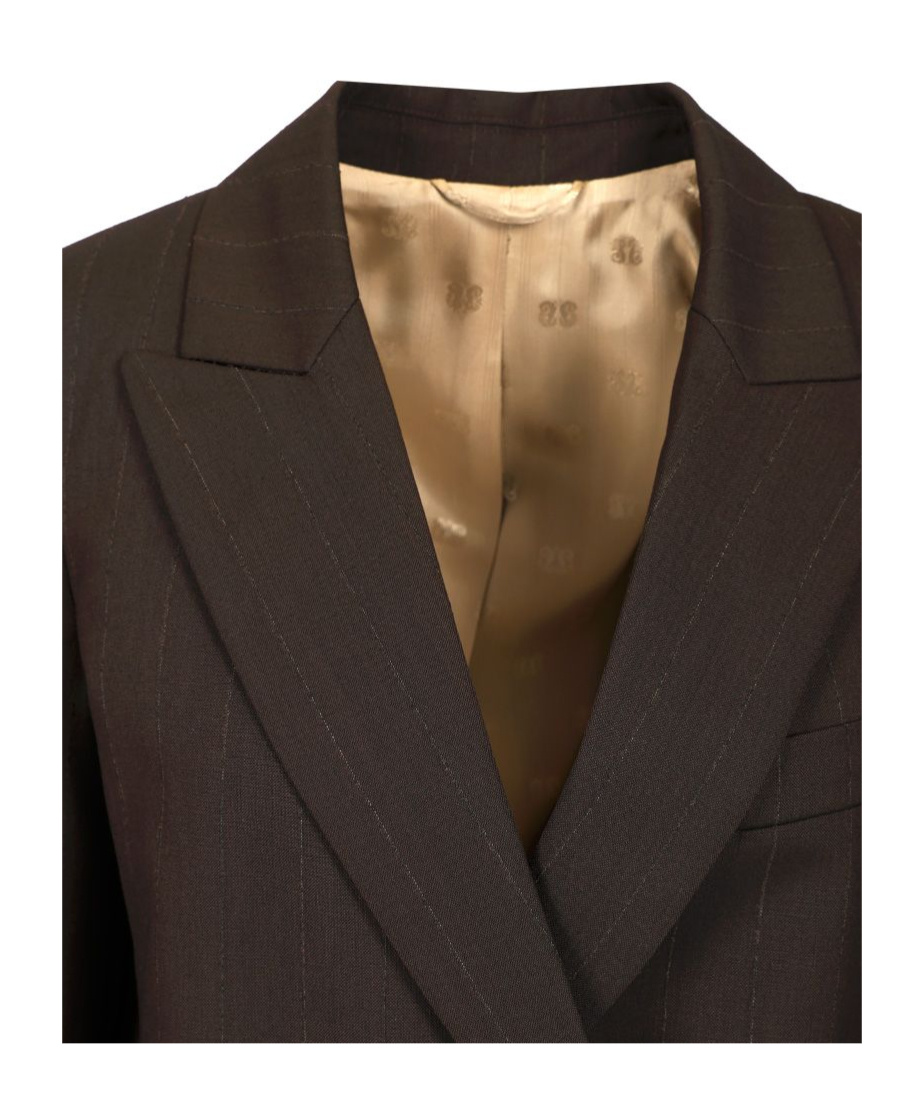 Blazé Milano Double-breasted Blazer In Black