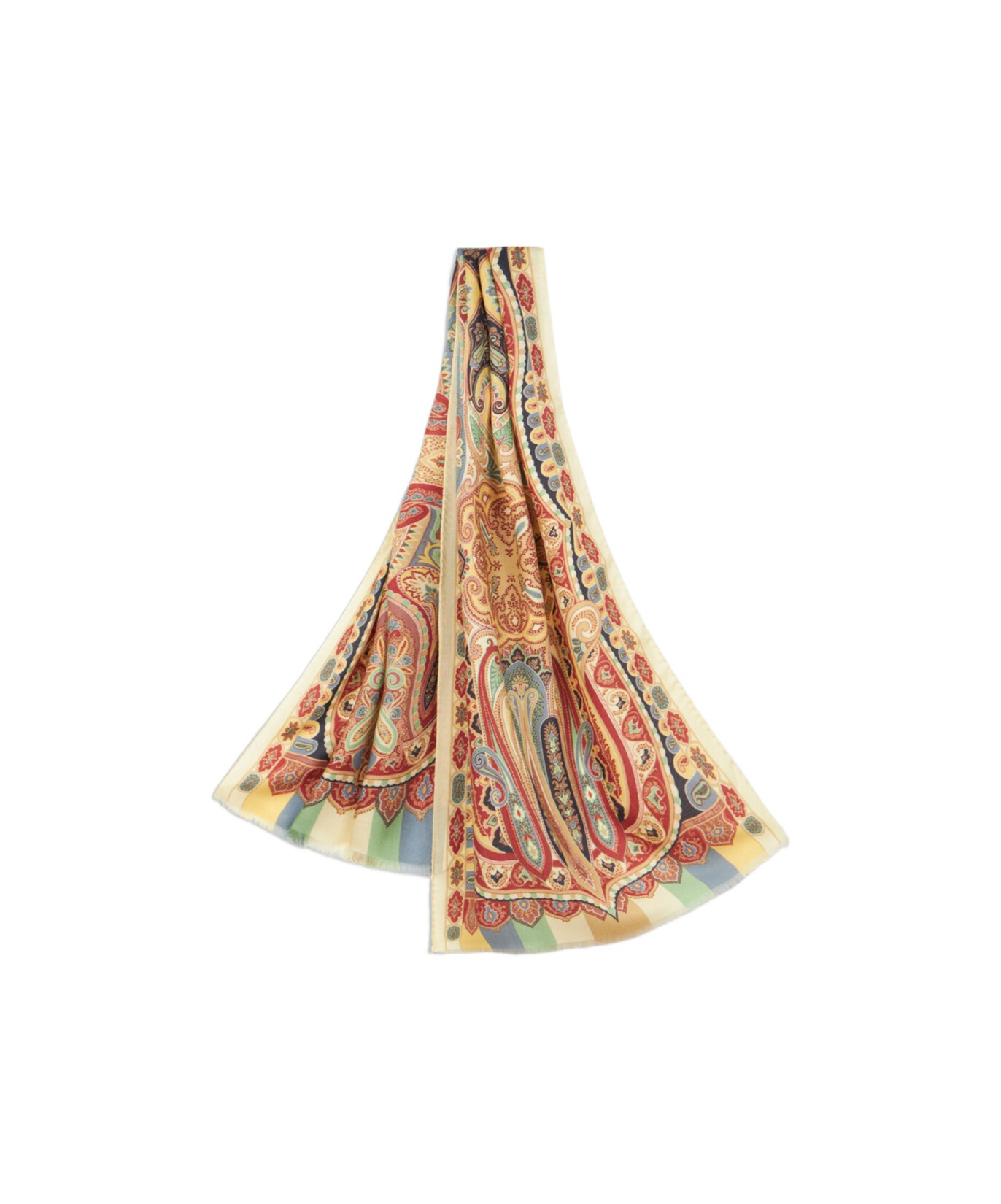 Etro Paisley-print Fringed-edge Scarf In Multi