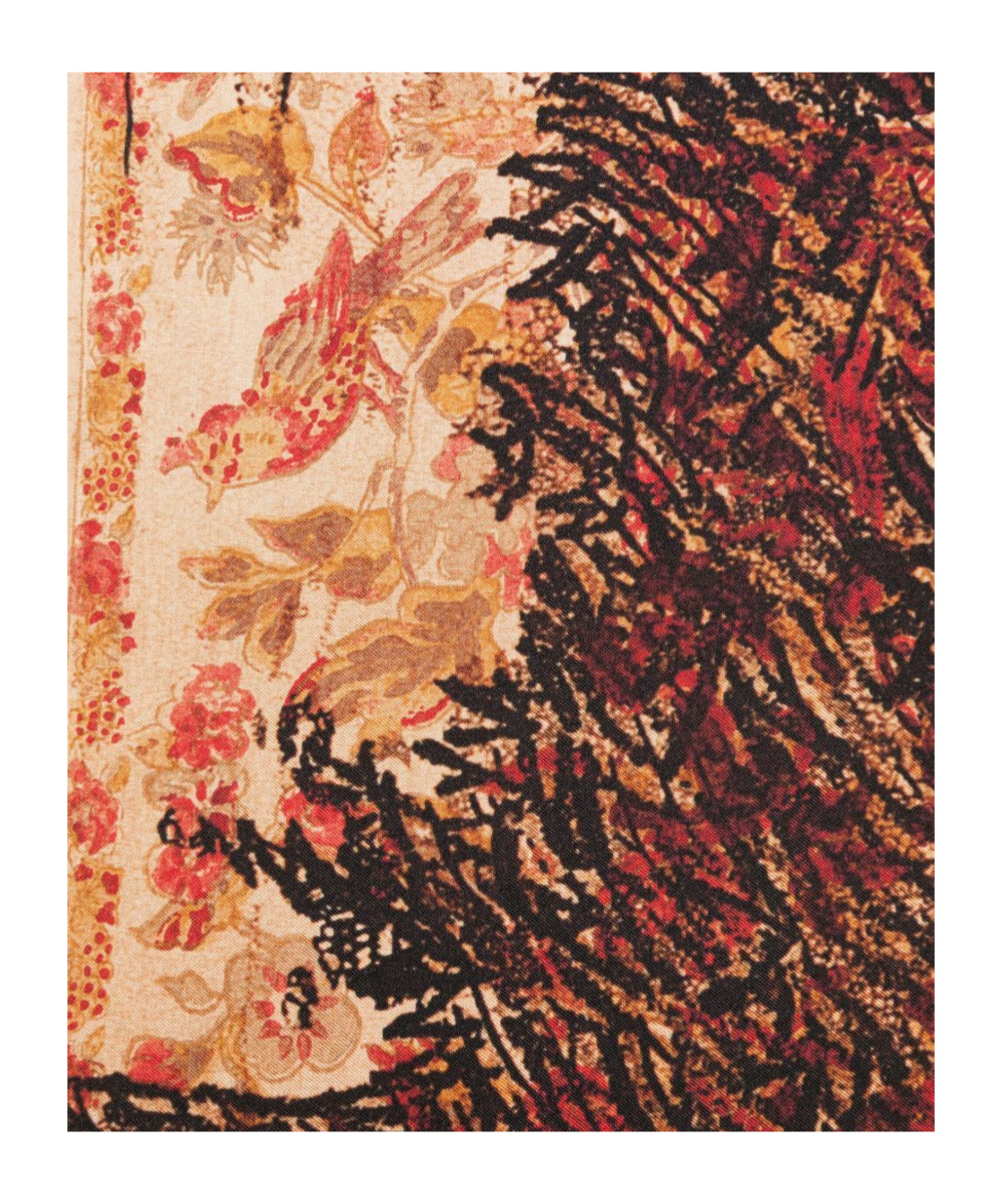 Shop Pierre-louis Mascia Fringed Silk Scarf In Nude