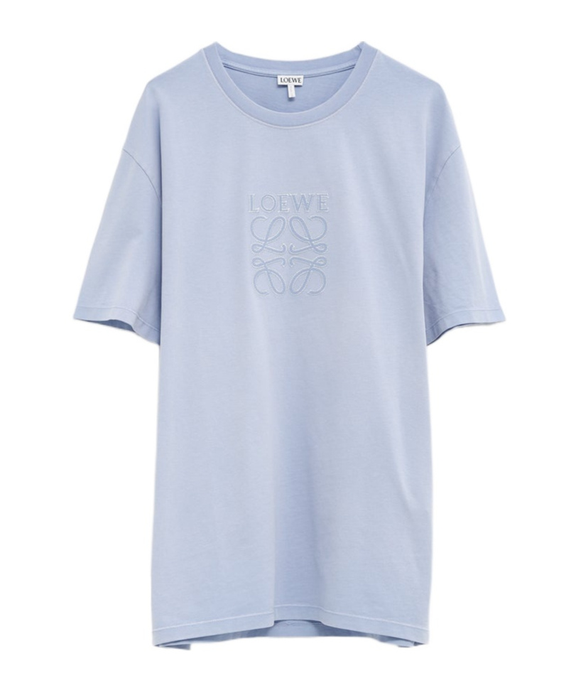 LOEWE LOEWE ANAGRAM-EMBROIDERED CREW NECK T-SHIRT