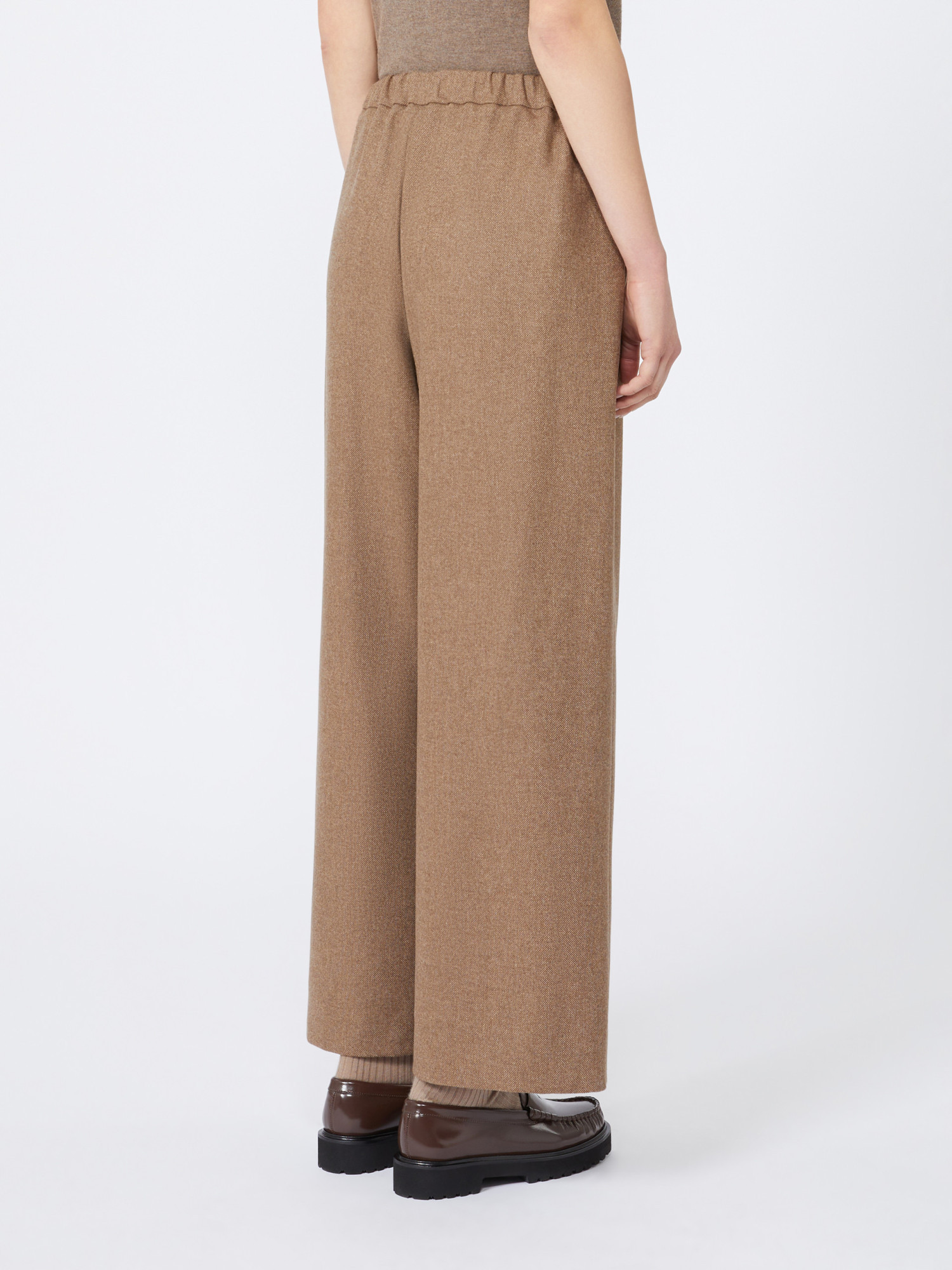 Max Mara Saxony Joggers In Brown