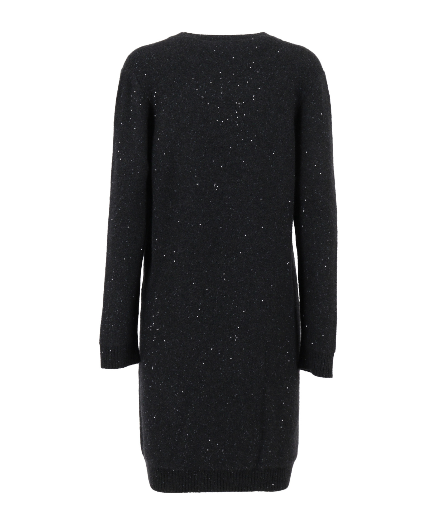 Fabiana Filippi Embellished Knit Dress In Black