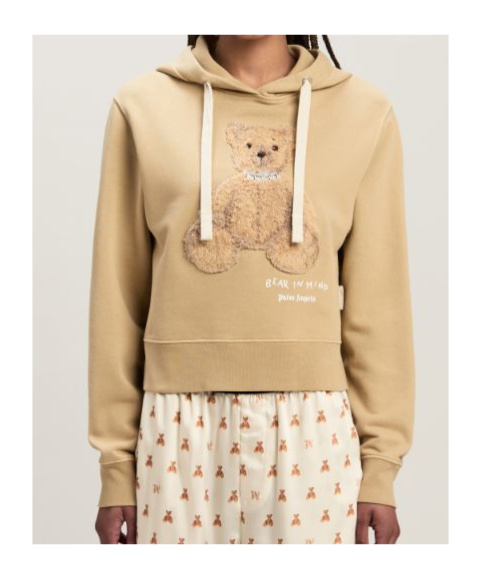 Palm Angels Sudadera Bear In Mind Con Capucha In Nude