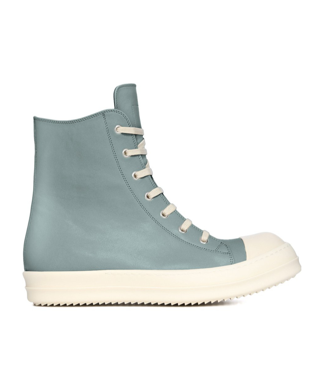 Rick Owens Lace-up High-top Sneakers In Gray