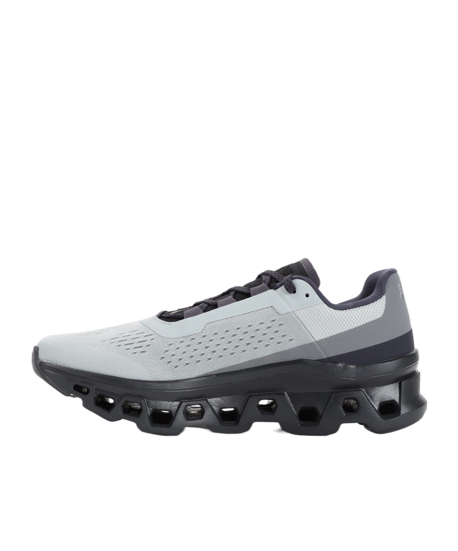 On Running Cloudmonster Low-top Sneakers In Glacier Black