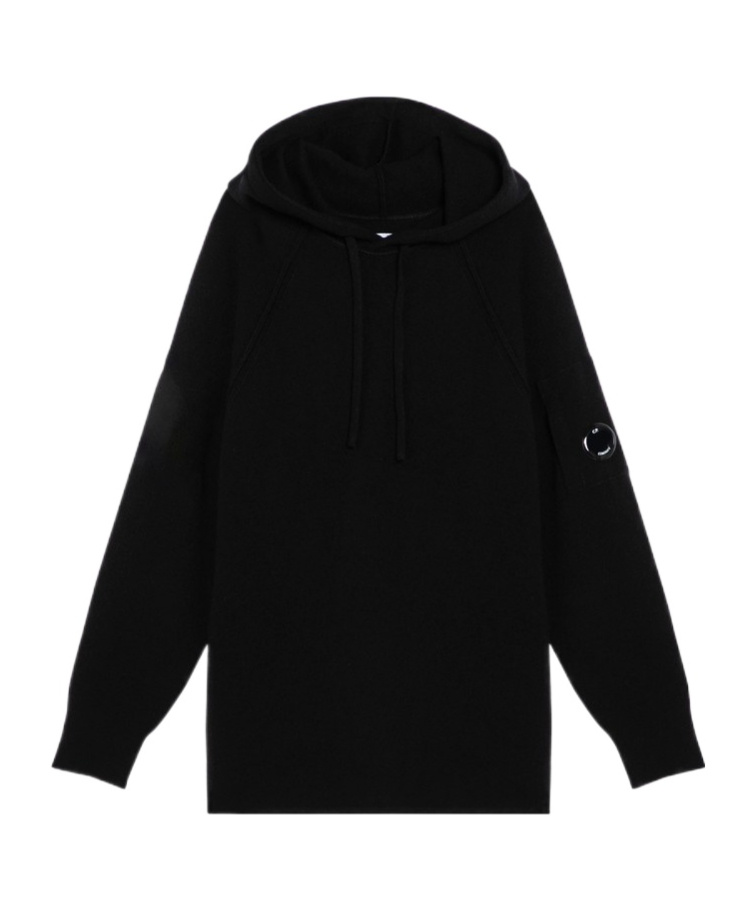 C.p. Company Long-sleeved Sweater In Black