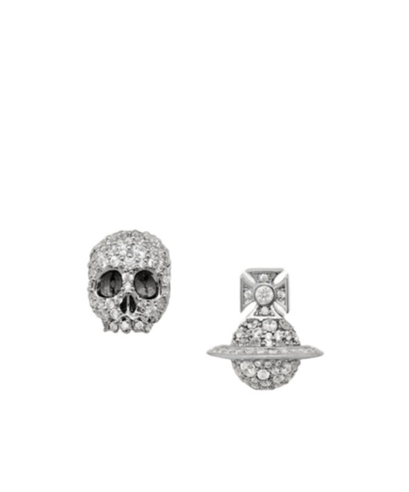 Vivienne Westwood Circe Stud Earrings In Brown