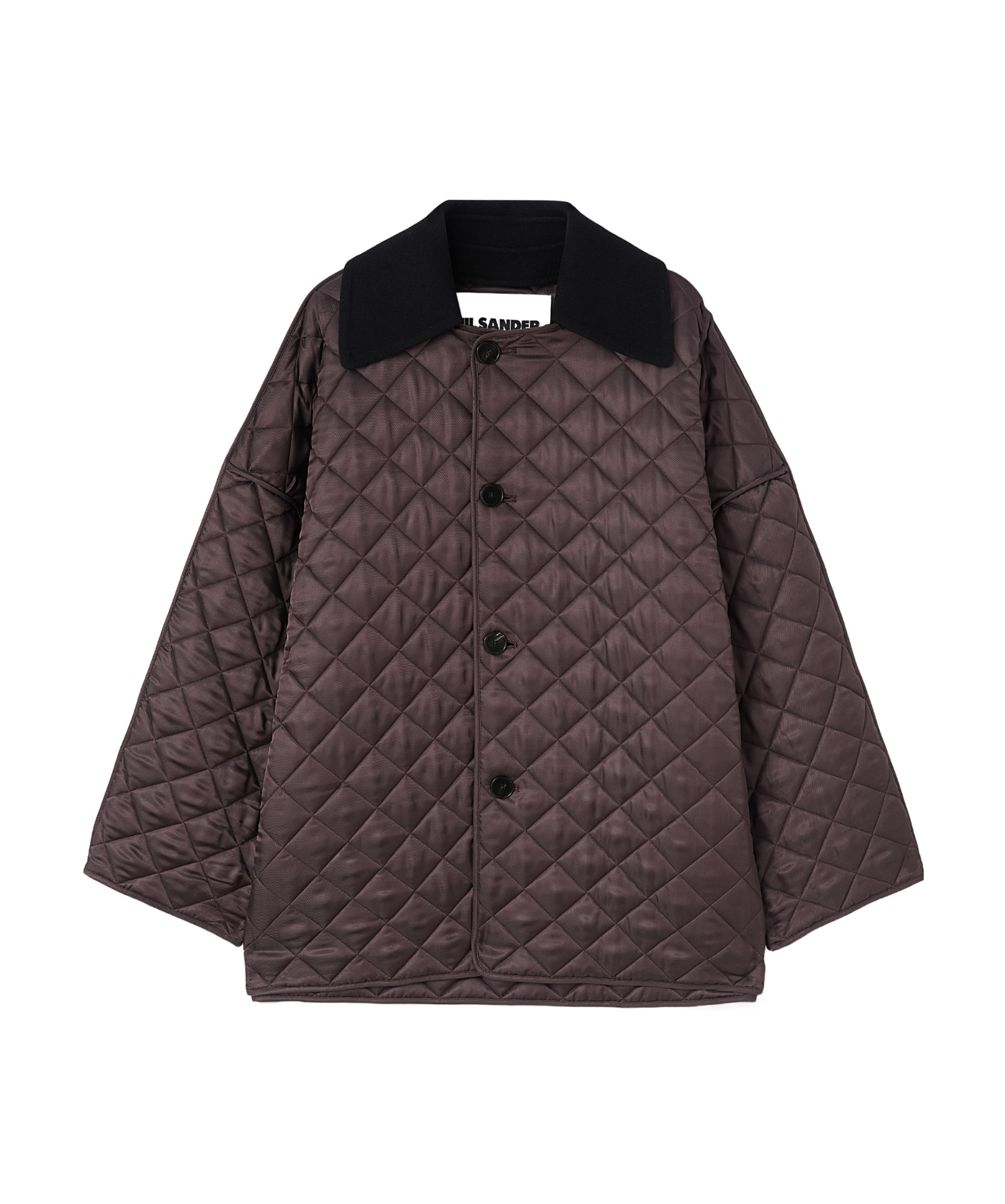 Jil Sander Quilted Jacket In Black